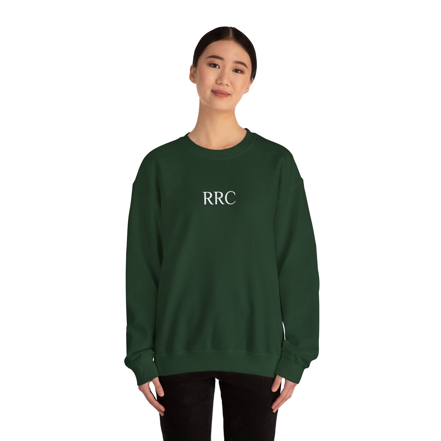 Inspirational Unisex Crewneck Sweatshirt - RRC | Defeat Only Exists If You Accept It